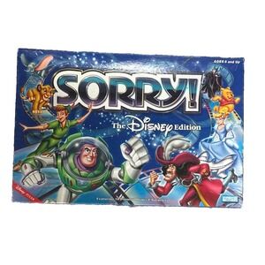Vintage 2001 Parker Brothers SORRY! The Disney Edition Board Game -Complete Set!